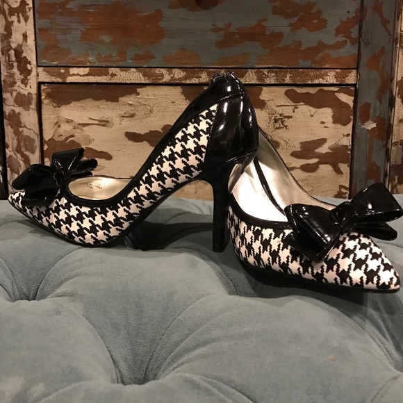 J. Renee Pumps with Black/White Details