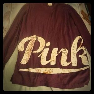 Victoria secret pink shirt size large