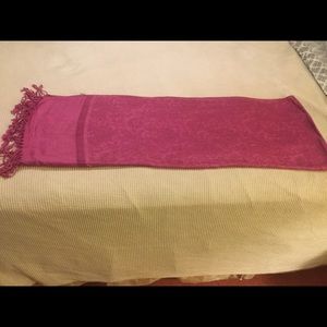 Pink women scarf