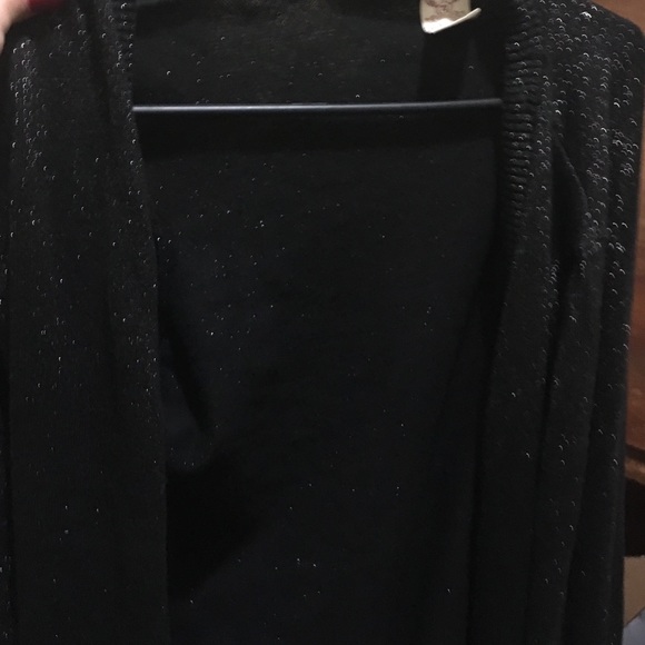 Long sleeved sparkly cardigan