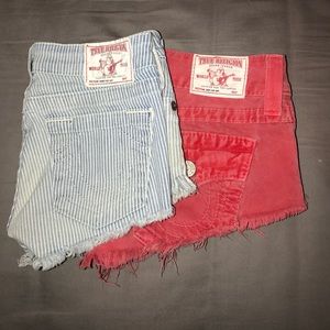 True Religion Jean Shorts