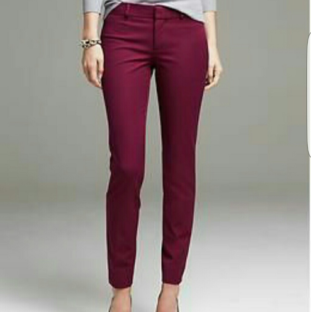 FUSHIA, TAPERED, ANKLE LENGTG