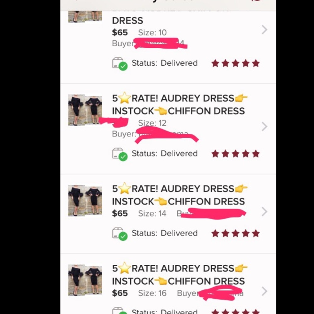 ONLY 3 LEFT WONT BE BACK! 5⭐️️RATE! AUDREY DRESS - Picture 5 of 8