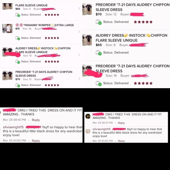 ONLY 3 LEFT WONT BE BACK! 5⭐️️RATE! AUDREY DRESS - Picture 4 of 8