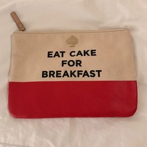 Kate Spade "Eat Cake for Breakfast" clutch