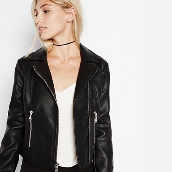 express black moto jacket