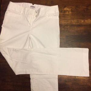 White Express Columnist Pants