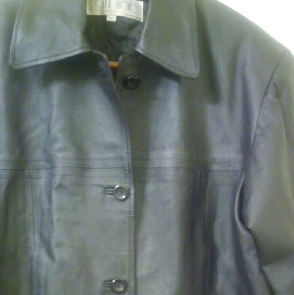 Genuine Leather Coat - Picture 2 of 3