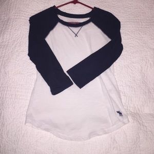 abercrombie and fitch baseball tee