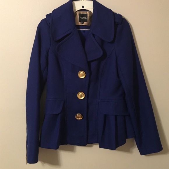Royal Blue Coat with Gold Buttons