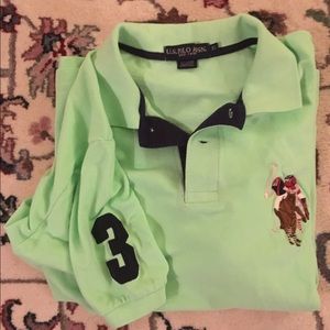 Men's polo top