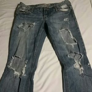 Hollister blue jeans