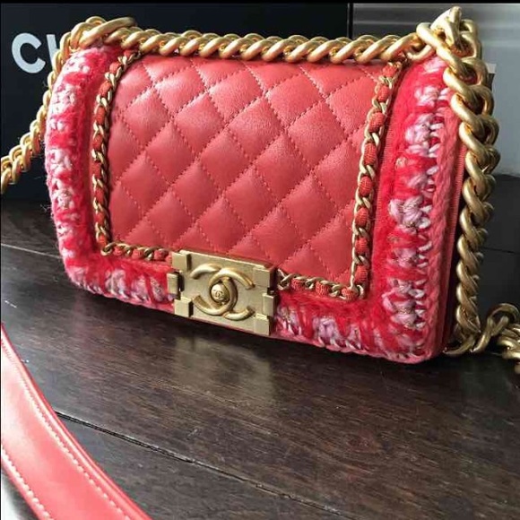 Boy Small Crossbody Coral Bag