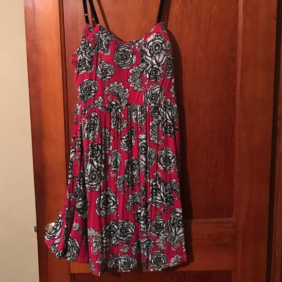 Iron fist skull and floral dress