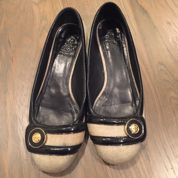 Tory Burch Navy Blue/Gray Shoes buy any good price