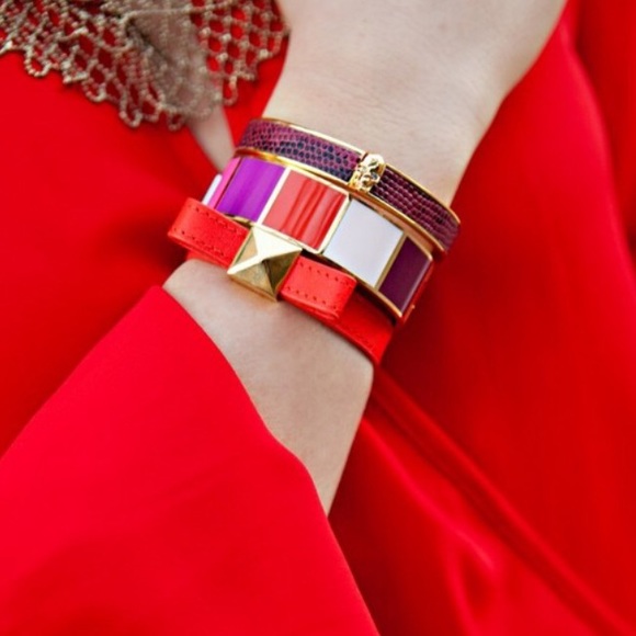 Kate spade color block clasp bracelet.
