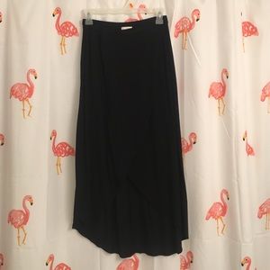 Black maxi skirt from Gap