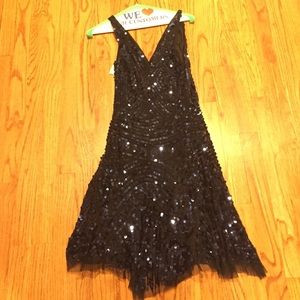 Free People Blue Sequin Dress