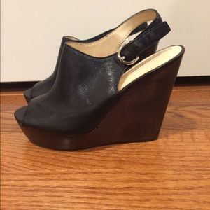 Coach Black Wedges