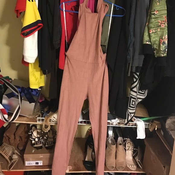 Nude pink jumpsuit