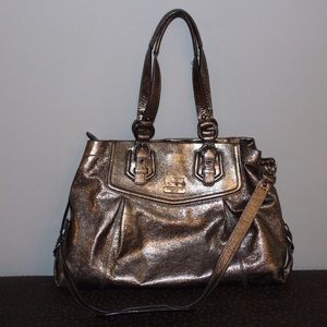 Coach Audrey metallic handbag