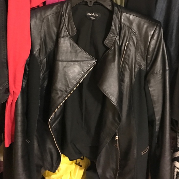 Bebe leather jacket