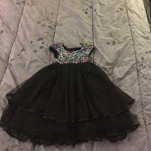 Pippa and Julie sequin tiered tulle dress 4T