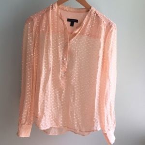 J. Crew silk dash dot blouse J. Crew silk dash dot blouse