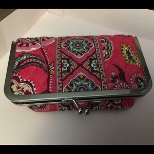 Vera Bradley snap close pouch.