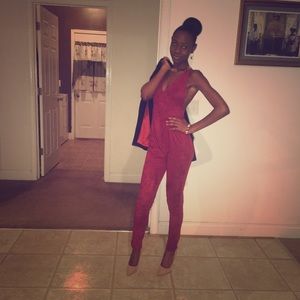 Red Jumpsuit size small