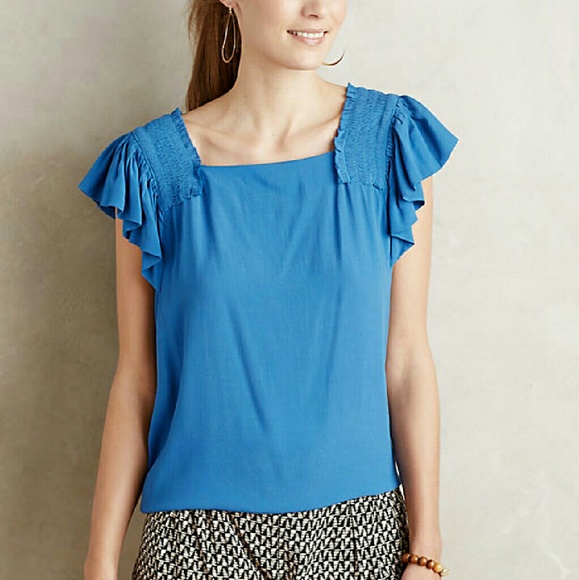 Maeve Ruffled Sleeved Blouse - Picture 4 of 7