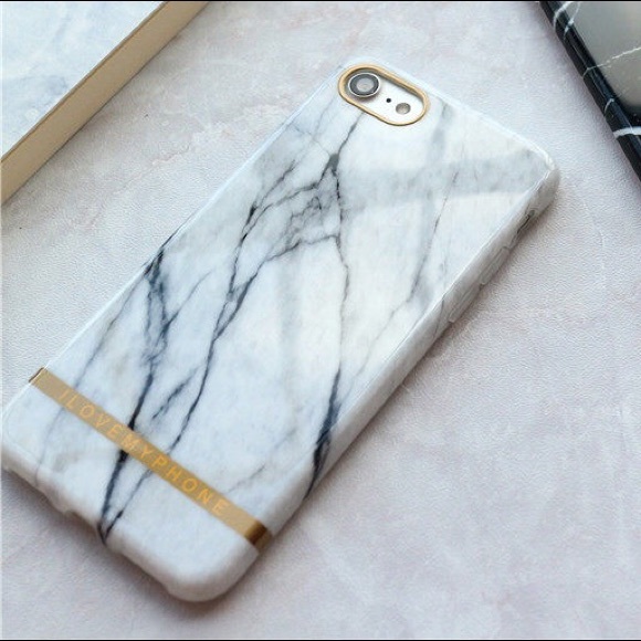 White Marble iPhone 7 soft phone case LAST ONE - Picture 4 of 4