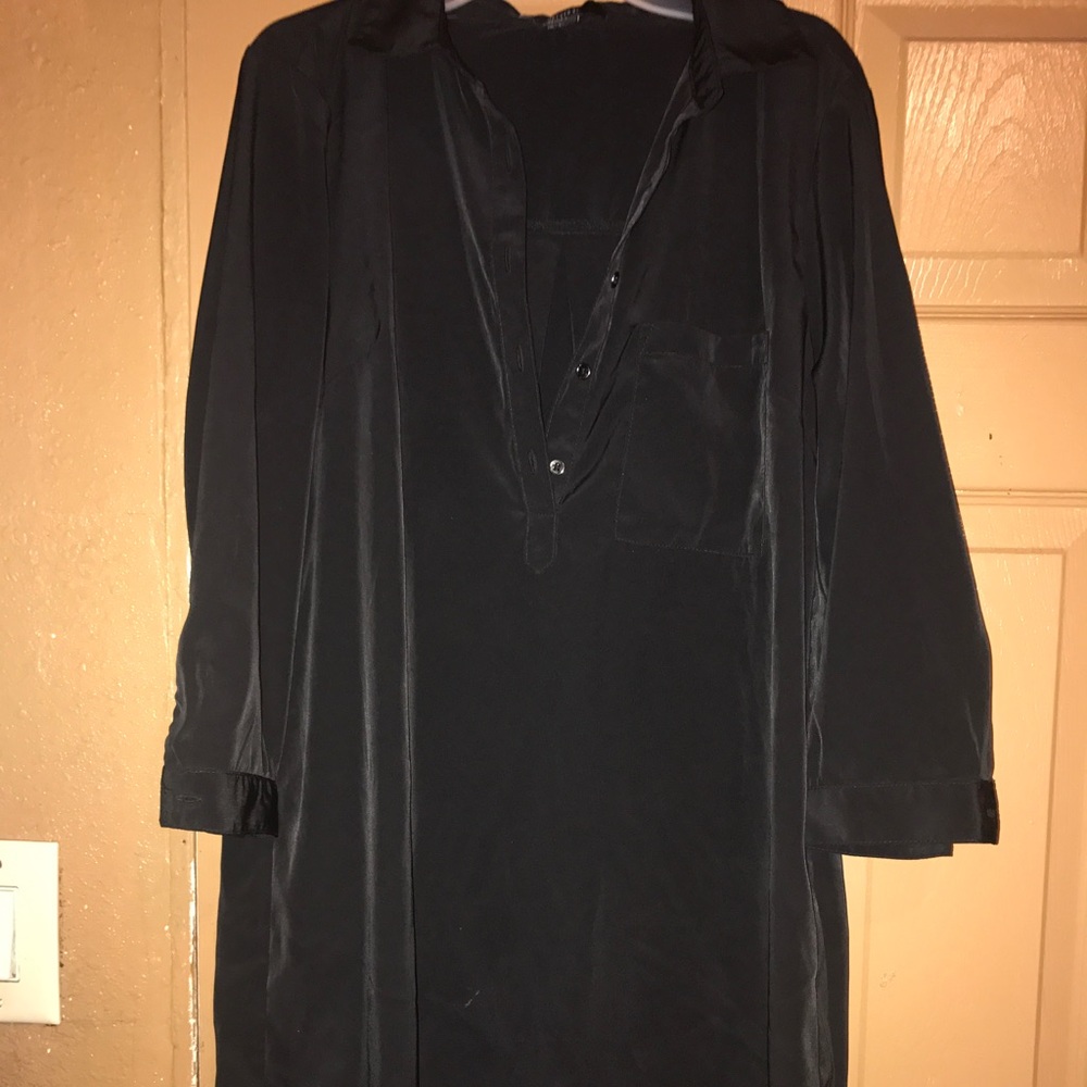 Button up shirt dress