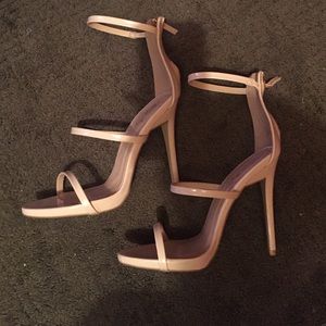 Sexy strappy heels