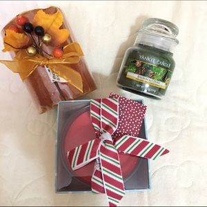 Holiday Candle Bundle - incl Yankee Candle Co