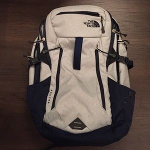 North Face Router Backpack Navy/Grey