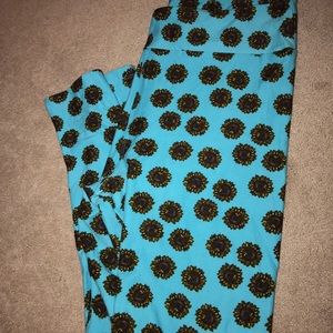 UNICORN LULAROE SUNFLOWER TC LEGGINGS
