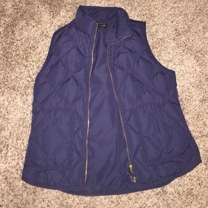 JCREW EXCURSION NAVY BLUE VEST SIZE SMALL