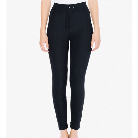 NWOT American apparel black riding pant