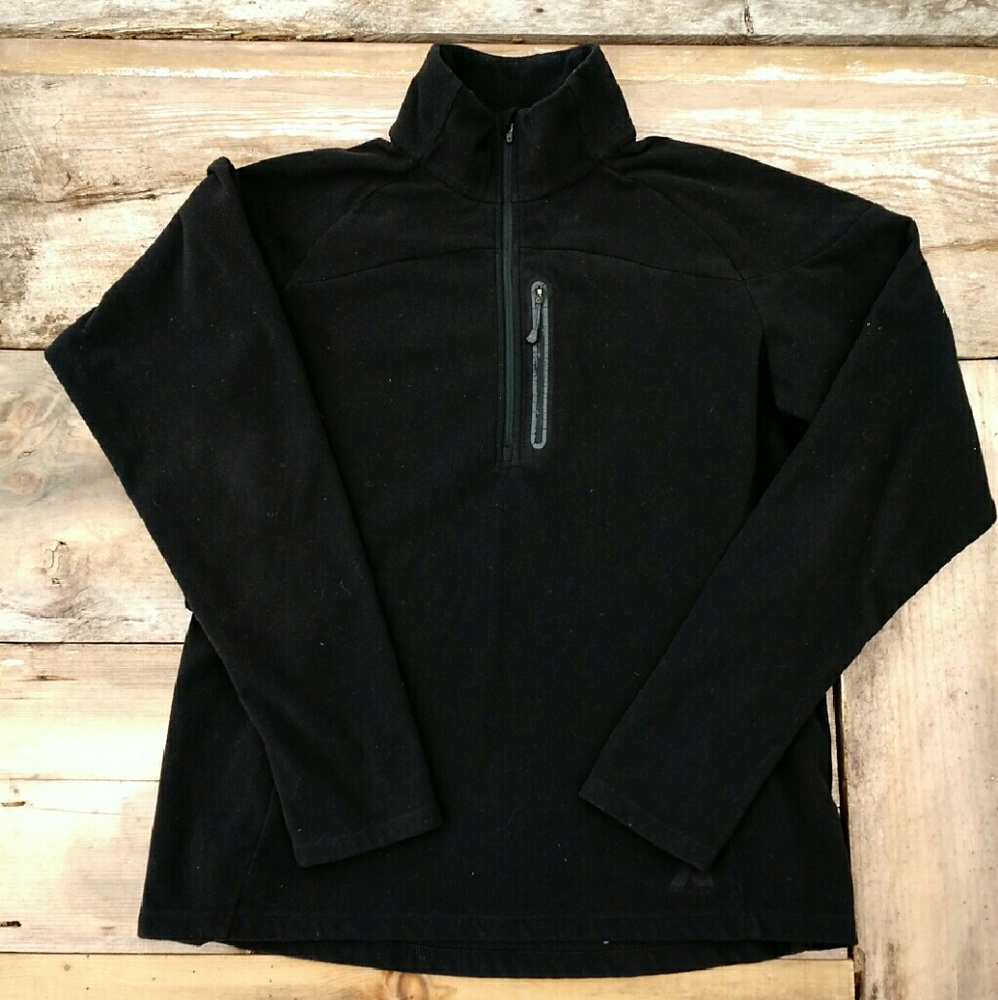 EDDIE BAUER 1/2 Zip Fleece Pullover sz L - Picture 2 of 5