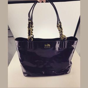 Coach purple Tote bag