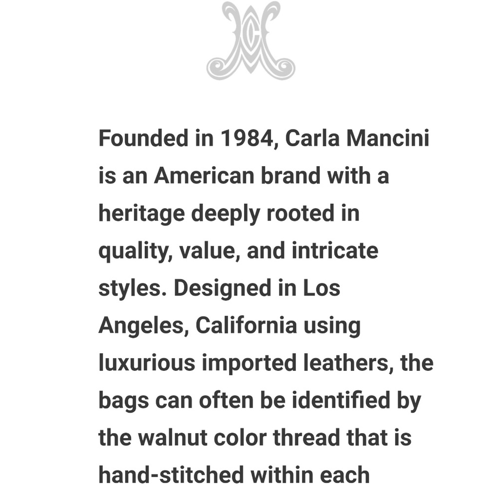 Carla Mancini Leather Bag - Picture 10 of 10