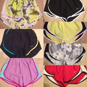 SEVEN PAIRS OF NIKE SHORTS!!