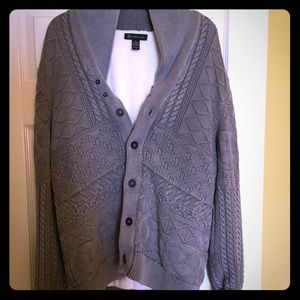 Grey cardigan