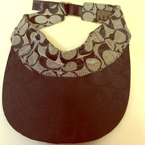 COACH Visor- black and gray -NICE