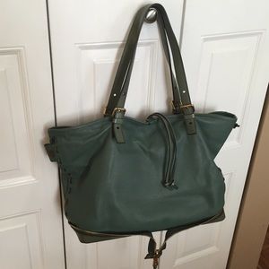Green Chloe tote bag