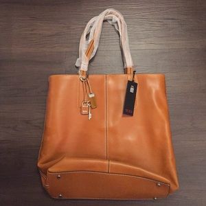 Tumi Leather Tote