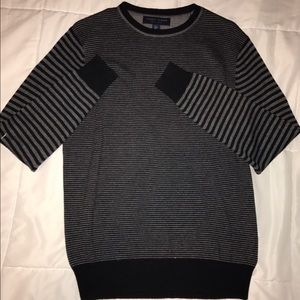 Thomas Parker Size Small Striped black and gray.