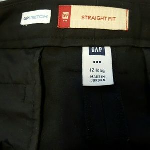 12 LONG! Stretchy Straight Fit Gap Work pants