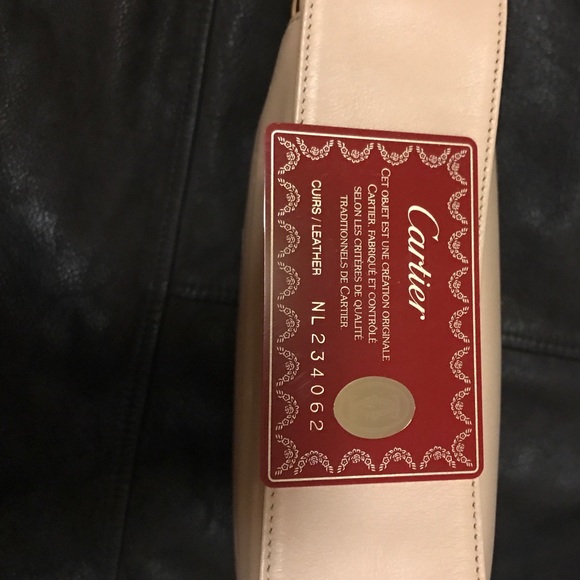 Authentic Cartier leather bag - Picture 3 of 4